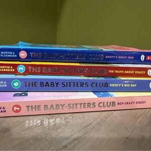 Scholastic The Baby-Sitters Club Book Set - Blue, Red, Pink